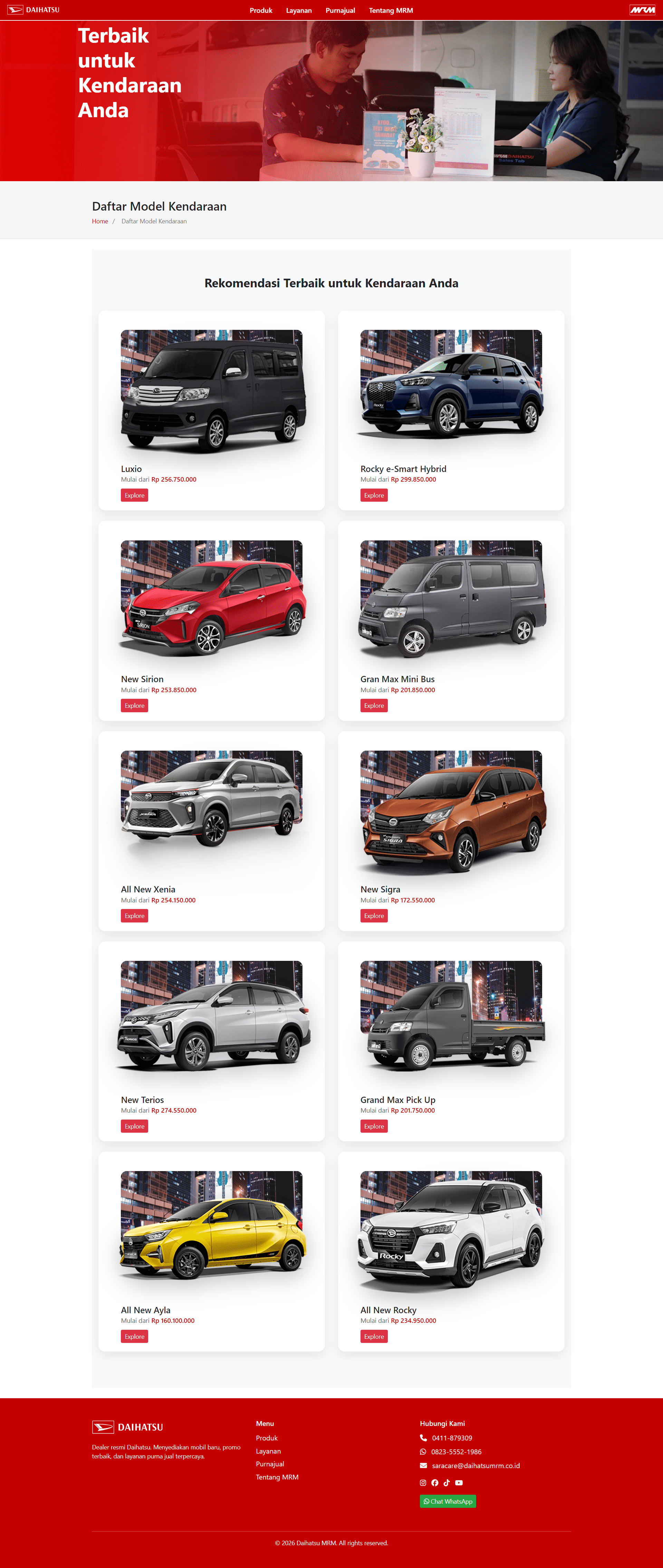 Landing Page MRM